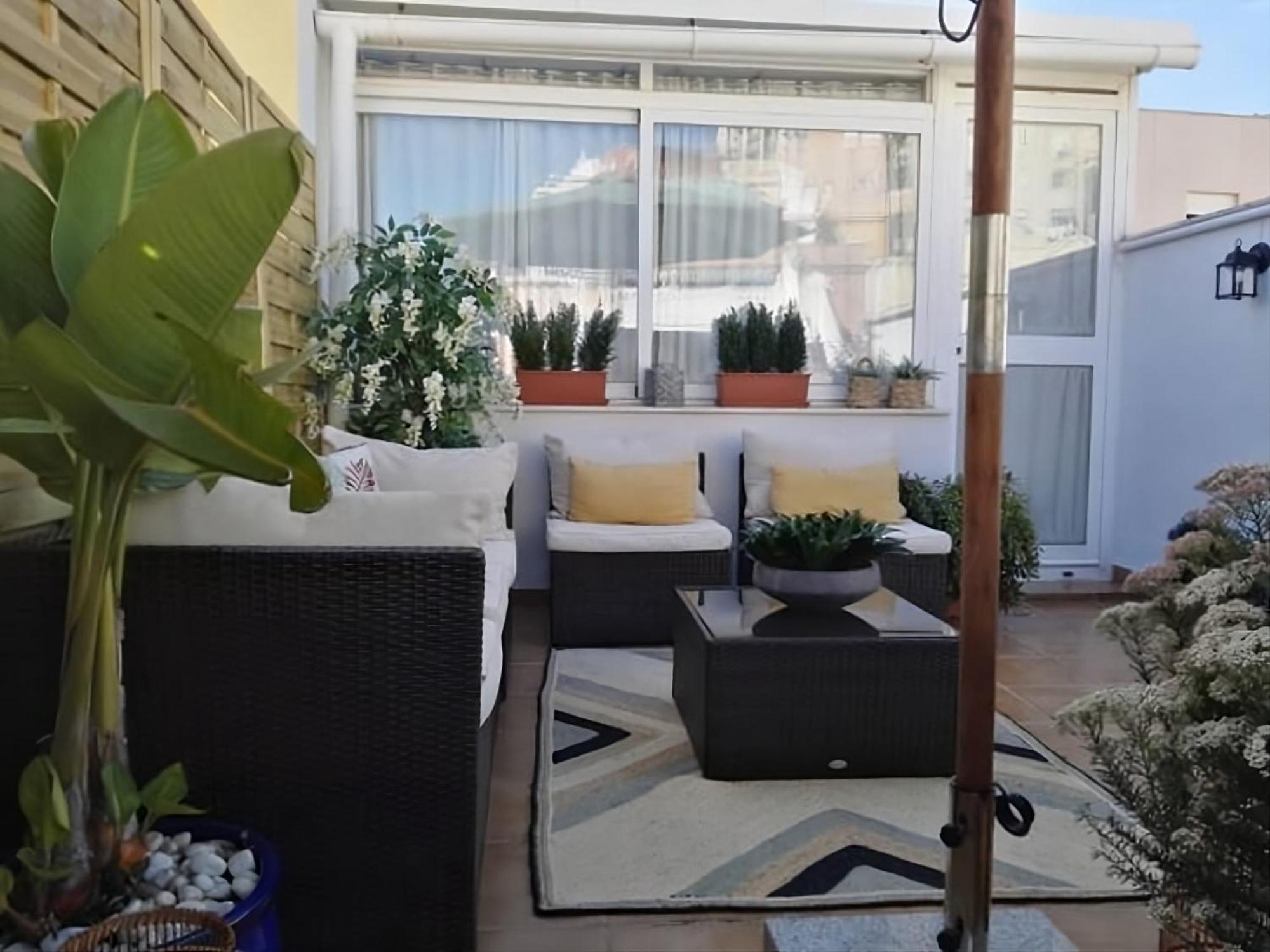 Appartamento Sol Y Malaga - Designer Duplex Con Terraza Y Parking Esterno foto