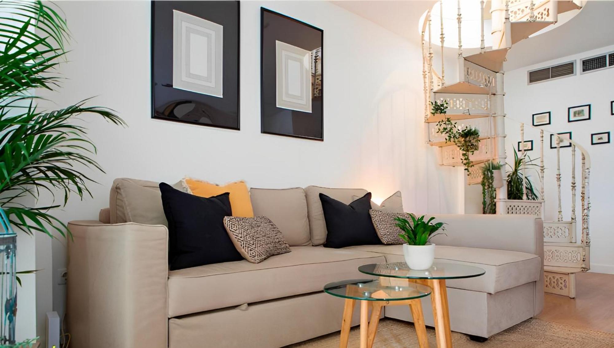 Appartamento Sol Y Malaga - Designer Duplex Con Terraza Y Parking Esterno foto